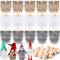15 Pcs Gnome Beards for Crafting Easter Day Faux Fur Fabric Precut Gnomes Beards Handmade 30 Pieces Wood Balls for Halloween Christmas Valentine's...