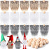 15 Pcs Gnome Beards for Crafting Easter Day Faux Fur Fabric Precut Gnomes Beards Handmade 30 Pieces Wood Balls for Halloween Christmas Valentine's...