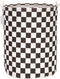 Sea Team 19.7 Inches Large Sized Waterproof Coating Ramie Cotton Fabric Folding Laundry Hamper Bucket Cylindric Burlap Canvas Storage Basket with ...