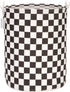Sea Team 19.7 Inches Large Sized Waterproof Coating Ramie Cotton Fabric Folding Laundry Hamper Bucket Cylindric Burlap Canvas Storage Basket with ...