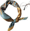 100% Mulberry Square Silk Scarf - Neckerchief Headscarf Gift Packed - 21" x 21"...