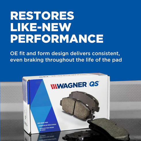 Wagner QuickStop ZD1596 Rear Disc Brake Pad Set for 2019 Dodge Grand Caravan...