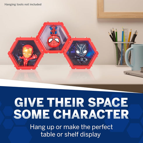 WOW! PODS 4D Marvel Spiderman - Unique Connectable & Collectable Spiderman Figure, Wall/Shelf Display Toy Figure, Easter Basket Stuffers, Spider M...