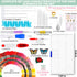 Embroidery Kit for Beginners Adults - Punch Needle Embroidery Kits 100 Colors Thread Sewing Kit for Adults Knitting Tool Kit Set Craft Organizer -...