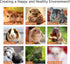 Cage Cleaner for Guinea Pigs, Cats, Hedgehogs, Hamsters, Chinchillas, Rabbits, Reptiles, and Other Small Animals - Cleaning Tool Set for Animal Wa...