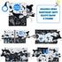 OKOOKO Soft Baby Book Black and White High Contrast Marine Animals Tails Book Bath Book Montessori Sensory Stroller Toy Non-Toxic Crinkle Washable...