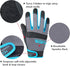 HANDLANDY Grip Work Gloves for Women Men, Safety Utility Yard Working Gloves, Flexible Touch Screen Mechanics Gloves (Grip-upgraded, Medium (Pack ...