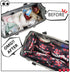 6 Pcs Diaper Bag Organizing Pouches Set Floral Print, Insert for Clothes, Bottles, Wet Bag Cloth Diapers, & Baby Essentials Clutchb Waterproof Wet...