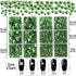 LPBeads 6400 Pieces Hotfix Rhinestones Peridot Flat Back 5 Mixed Sizes Crystal Round Glass Gems with Tweezers and Picking Rhinestones Pen...