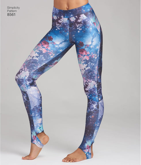 Simplicity US8561BB Women's Knit Legging Sewing Patterns, Sizes 1x-5x...