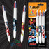 BIC 4-Color Marvel's Avengers Edition Retractable Ball Pens, Medium Point (1.0mm), 3-Count Pack, Retractable Ball Pen With Long-Lasting Ink...