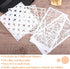 24Pcs Stencils for Painting, Reusable Geometric Painting Stencils Abstract Layering Stencil for Painting on Wooden Furniture Floor Decor DIY Suppl...