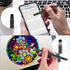 5 Pack Dual-end Stylus Pens for Touch Screens, High Sensitivity Silicone Stylus Drawing Stylus Pens Compatible for Smartphones and Tablets All Uni...