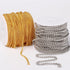 33FT Stainless Steel Curb Chain Roll, 5mm 304 Stainless Steel Flat Twisted Links Curb Chains Bulk Spool for Jewelry Making Necklace DIY Craft...