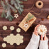 200PC 10MM Beech Wooden Hexagonal Pieces Ornaments Wooden Shapes Ornaments Embellishment DIY Crafts Decorations for Wedding Birthday Christmas...