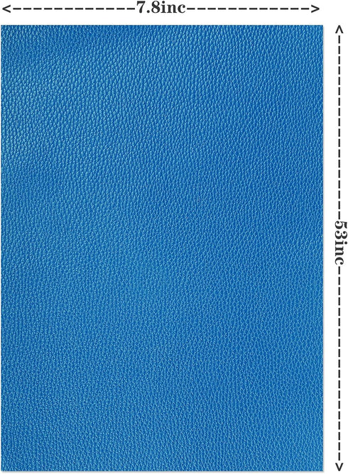 Ramya Faux Leather Sheets 7.8 inches X 53 inches (20 cm X 135 cm), Very Suitable for Making Leather Earrings, Hair Bows and DIY Crafts Projects (B...