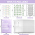 100 Envelopes Money Saving Challenge, Budget Planner Easy and Fun Way to Save $5,050, Savings Challenges Book with Cash Envelopes for Office, Home...