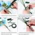 Floral Arrangement Kit with Green Flower Tape, Metal Wire, Clear Tape, Flores Cutter for Stem Wrap Florist Bouquet Accessories Making Supplies DIY...