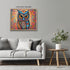 Posterizer 1 pcs- psychedelic funky hippie colorful owl print 4-Fantasy & Fiction Art-Retro Art- Living Room Bedroom Decor- unframed wall art...