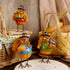 FORUP Thanksgiving Turkey Tabletop Centerpiece Decor, Set of 3 Resin Turkey Friends Decoration for Autumn Fall Thanksgiving Harvest Home Decoratio...