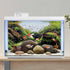 AWERT 36x20 inches Stone Aquarium Background Aquatic Plant River Bed & Lake Fish Tank Background Seaweed Fish Tank Background Vinyl Background...