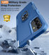 FNTCASE for Samsung Galaxy A15-5G Case: Dual Layer Shockproof Protective Cell Phone Cover with Magnetic Kickstand | Military Grade Drop Proof Prot...