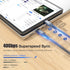 40Gbps High Speed USB4 Cable for Thunderbolt 4 Cable 240W USB C to USB C Cable Fast Charging 8K@60Hz 4K@120Hz Video & Data Transfer USB 4 Cable fo...