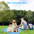 Pet Dog Cooling Bed Mats,Self Cooling Pet Dog Cool Mat Pads for Dogs Cats Indoor and Outdoor (X-Large(28x40 inch), Blue)...