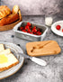 Butter Dish with Lid for Countertop, AISBUGUR Metal Butter Keeper with Stainless Steel Multipurpose Butter Knife, Large Butter Container with Doub...