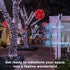 180 LED 59ft Christmas String Lights Indoor Outdoor, 8 Modes Christmas Fairy Lights with Timer & Momory, IP44 Waterproof Christmas Tree Lights for...