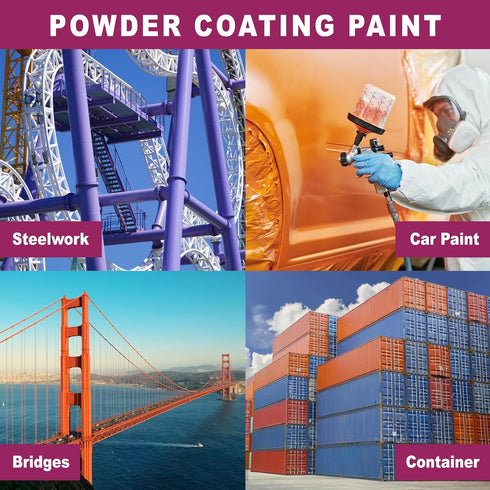 Powder Coating Powder | Powder Coat Perfect for Metal Surfaces | Car Paint | Building Materials | Powder Paint for Steel Structures, Factories, Bu...