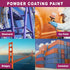Powder Coating Powder | Powder Coat Perfect for Metal Surfaces | Car Paint | Building Materials | Powder Paint for Steel Structures, Factories, Bu...