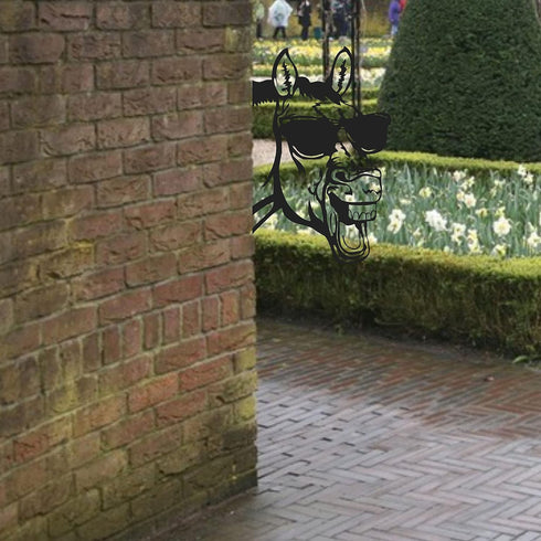 Peeping Horse Metal Art Farm Garden Decor Garden Fence Decoration Outdoor Decoration for Farmhouse,Yard,Lawn…...