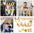 Stuffed Giraffe Spiral Car Seat Toys, 0-6 months Stroller Activity Baby Infant Carseat Toys Hanging Including Bee Rattles| Flower Mirror| Rainbow ...