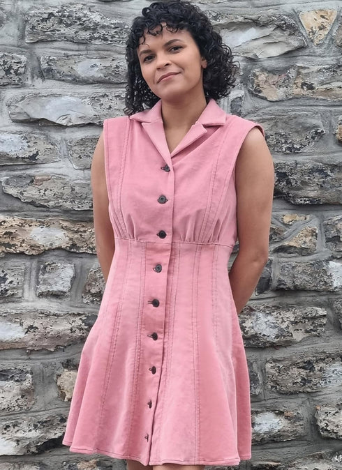Know Me Misses' Button Front Dresses Sewing Pattern Kit, Design Code ME2031, Sizes 18-20-22-24-26...