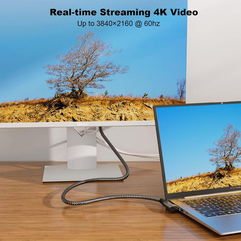 Short USB C to USB C Cable 1.65Ft, USB C 3.2 Gen 2 Cable 20Gbps Data Transferring Cord 4K 100W PD Charging Compatible with Thunderbolt 3/4 Samsung...