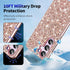 Galaxy A35 Glitter Case for Samsung Galaxy A35 5G Phone Case for Women Girls, Slim Ultra Thin Matte Back Shockproof Protective Cover for Samsung A...