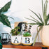 Plant Lover Gifts for Women,L Initial Plant Pot 3.15” Funny Ceramic Cactus Flower Planters with Drainage,Personalized Monogram Succulent Gifts for...