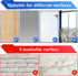 20 Pack Sticky Dry Erase White Boards 3x5inch Reusable Whiteboard Stickers for Fridge Office, Portable Whiteboard with Backing Pad for Teachers...
