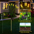 Solar Lights Outdoor Garden, 2 Pack 20 LEDs Swaying Solar Garden Lights, Solar Acrylic Bubble Lights Outdoor Waterproof, Decorative Solar Lights f...