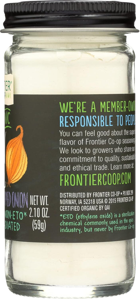 Frontier Herb Organic White Onion Powder, 2.1 oz...