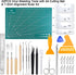 32Pack Vinyl Weeding Tools with T-Shirt Alignment Ruler Kit, Weeding Tools for Vinyl, Vinyl Weeding Tools Kit for Weeding Vinyl, DIY Art & Craft, ...