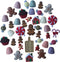 Buttons Galore Gingerbread Super Value Pack Craft Buttons, Brown 50 Pack...