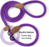 Mile High Life Slip Leads for Dogs | Heavy Duty Dog Training Leash | 4 Feet No Pull Slip Leashes w Leather Tip | Purple Rope Lead for Dogs Outside...