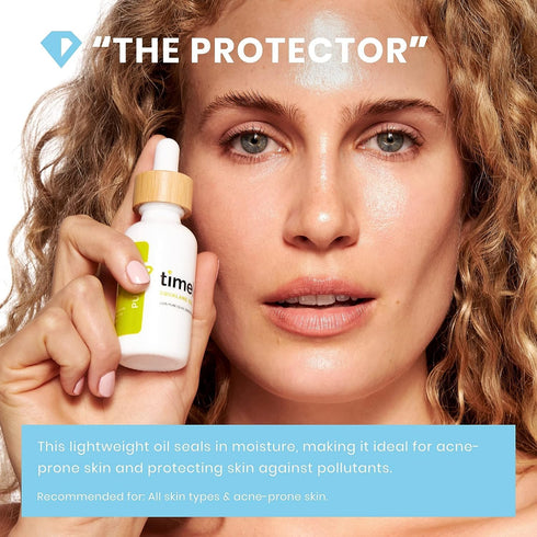 Timeless Skin Care Squalane Oil 100% Pure - Plant-Based Face Oil for Skin Moisturizer - Fragrance-Free Dry Skin Oil - Moisturizing Squalane Oil - ...