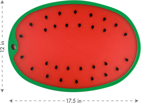 Dexas Watermelon Cutting/Serving Board, Watermelon Shape...