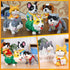 QLT Cute Animal Micro Mini Building Blocks Kit, Labrador Micro Bricks Building Toys for Adults, Party Favors for Kids 12-14+ Years Old, Birthday, ...