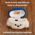 Plush Case Compatible with Sony Linkbuds S,Handmade Knitted Cartoon Headphone Case,Rechargeable Headphone Headphone Case,Creative Funny Cute Knitt...
