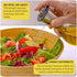 Kitchen Oil Sprayer for Cooking, 6.8oz/200ml Olive Oil or Vinegar, Trigger Design Round Spray Bottle, Stainless Steel Finish...
