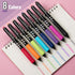 Mr. Pen- Retractable Gel Pens, 8 Pack, Vibrant Barrels, Fast Dry, Colorful Ink Gel Pens Fine Point 0.7mm, Retractable Pens, Cute Pens, Gel Ink Pen...